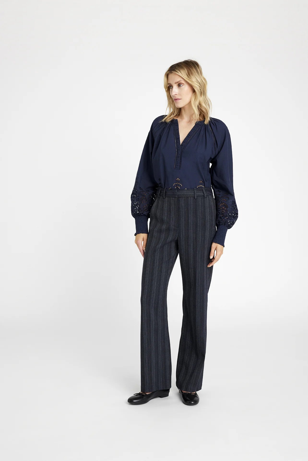 Gustav Esta Wide Leg Pant - Midtnight