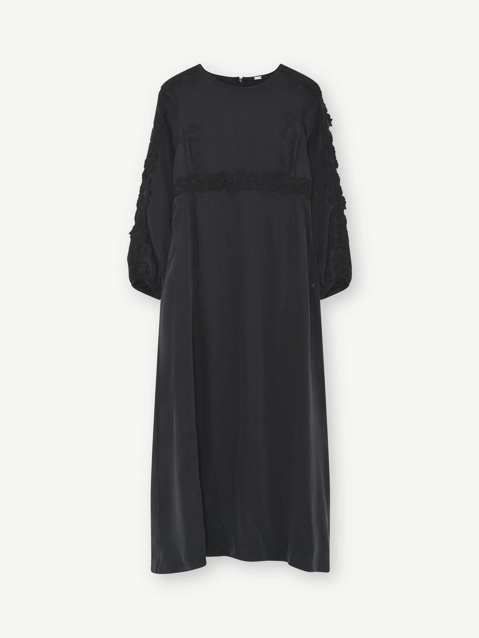 Gustav Hira Long Dress - Dull Black