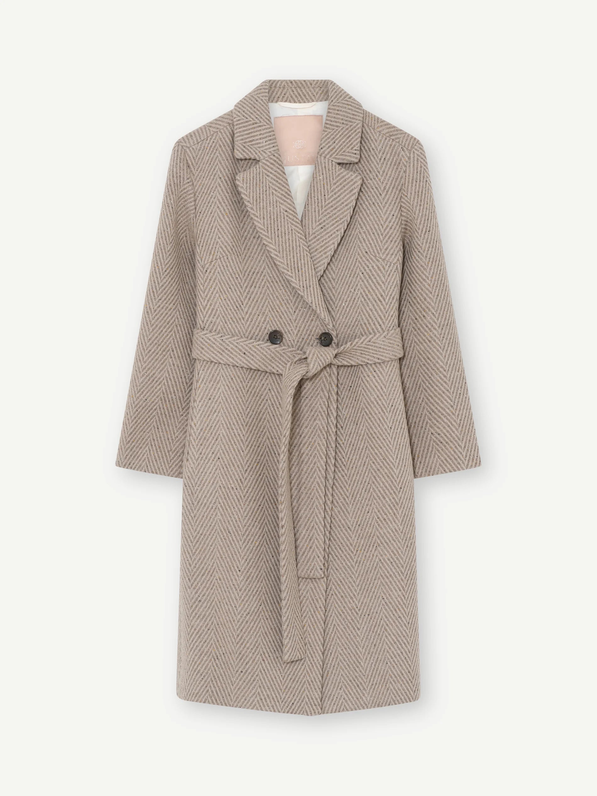 Gustav Janicel Wool Coat - Mocha