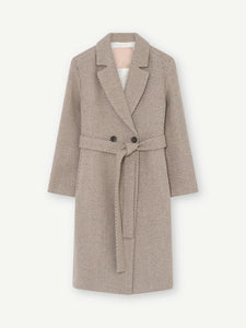 Gustav Janicel Wool Coat - Mocha