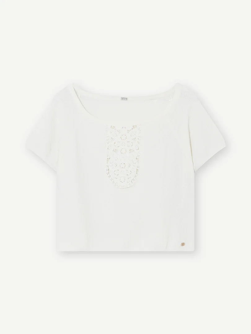 Gustav Kadee SS Knit - Bright White