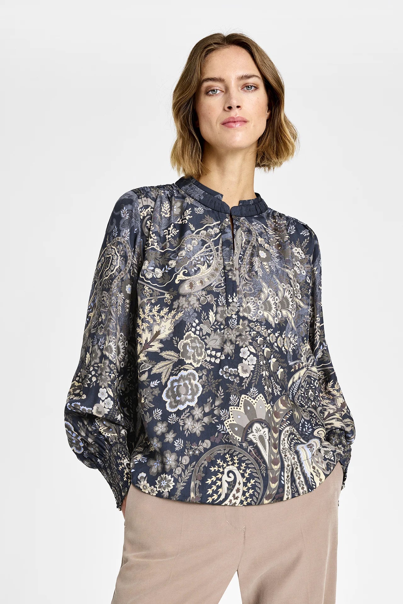 Gustav Sikka Blouse - Midtnight