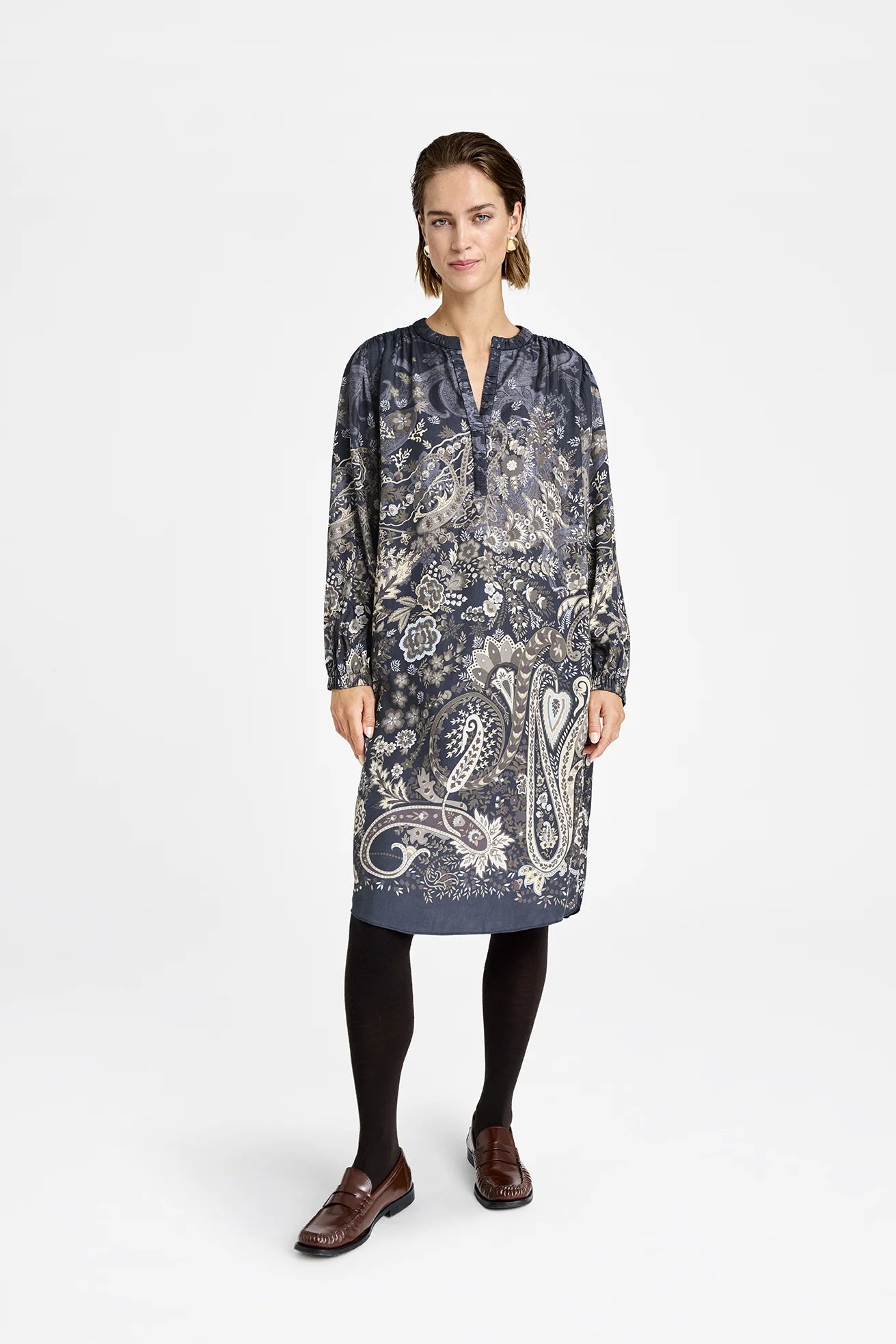 Gustav Sikka Knee Dress - Midtnight
