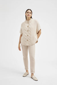 Gustav Tekla Knit Poncho - Creamy