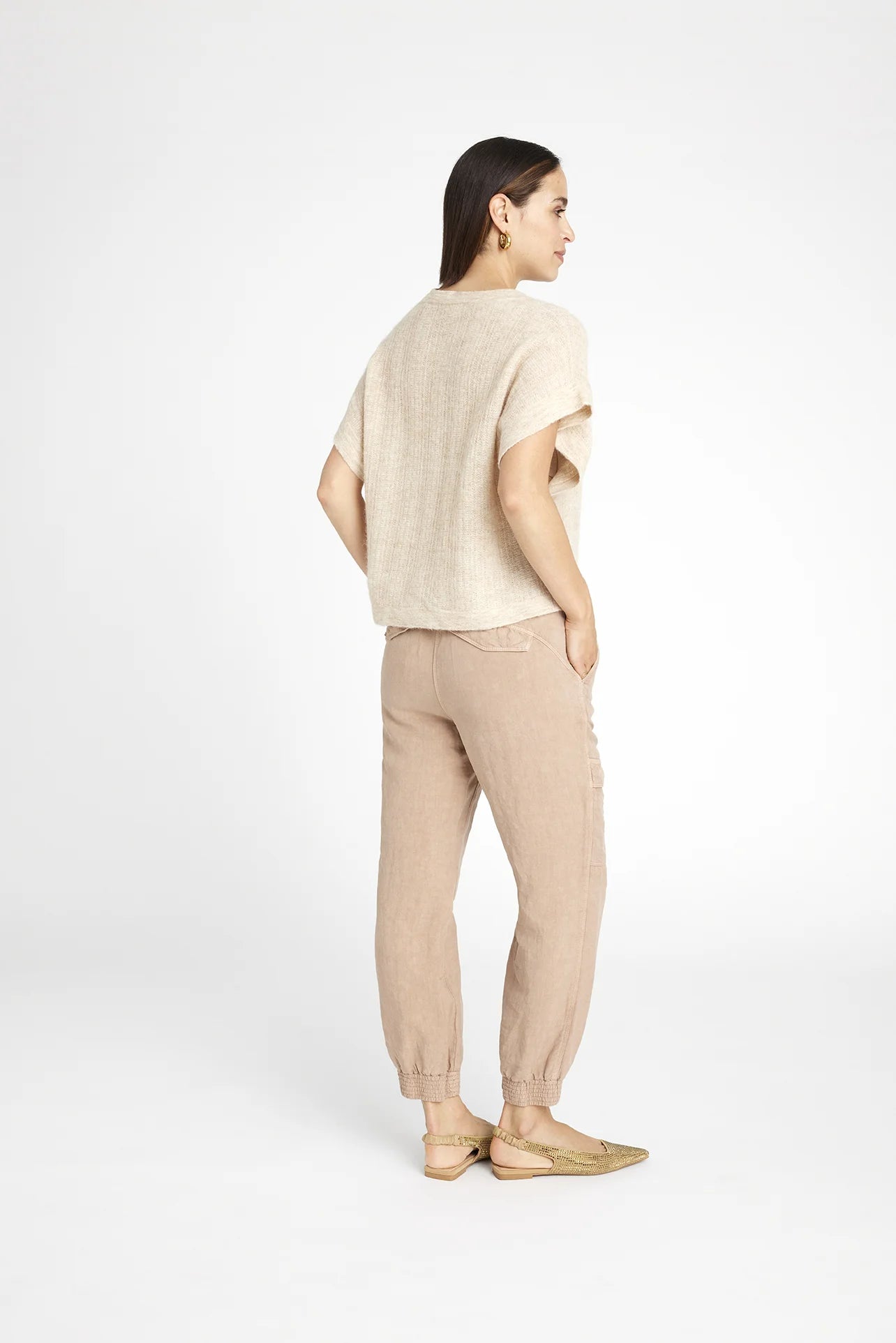 Gustav Anoa Knit Cardigan - Sand Stone