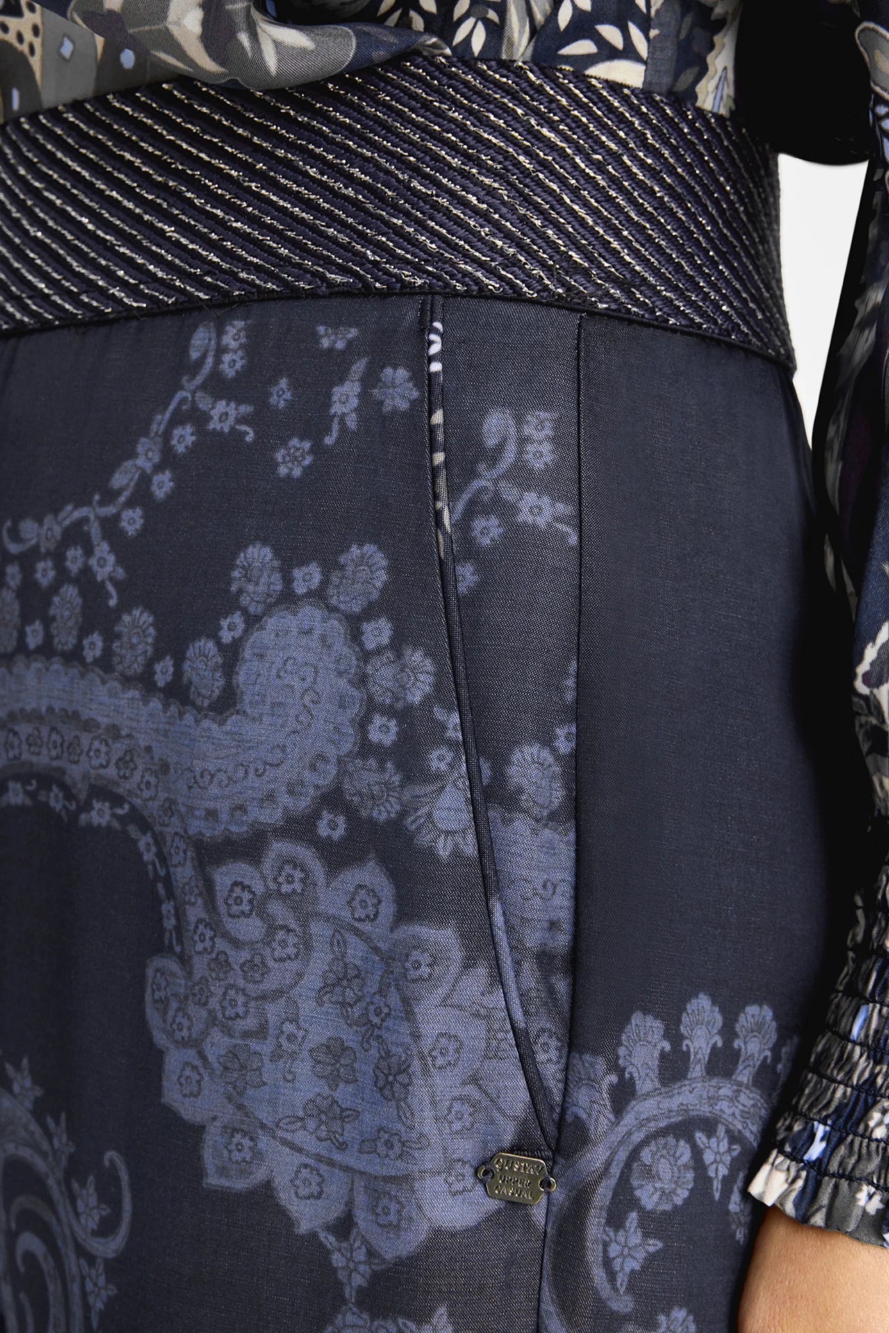 Gustav Bay Wide Leg Pants - Midtnight