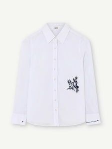 Gustav Carmen Shirt - White