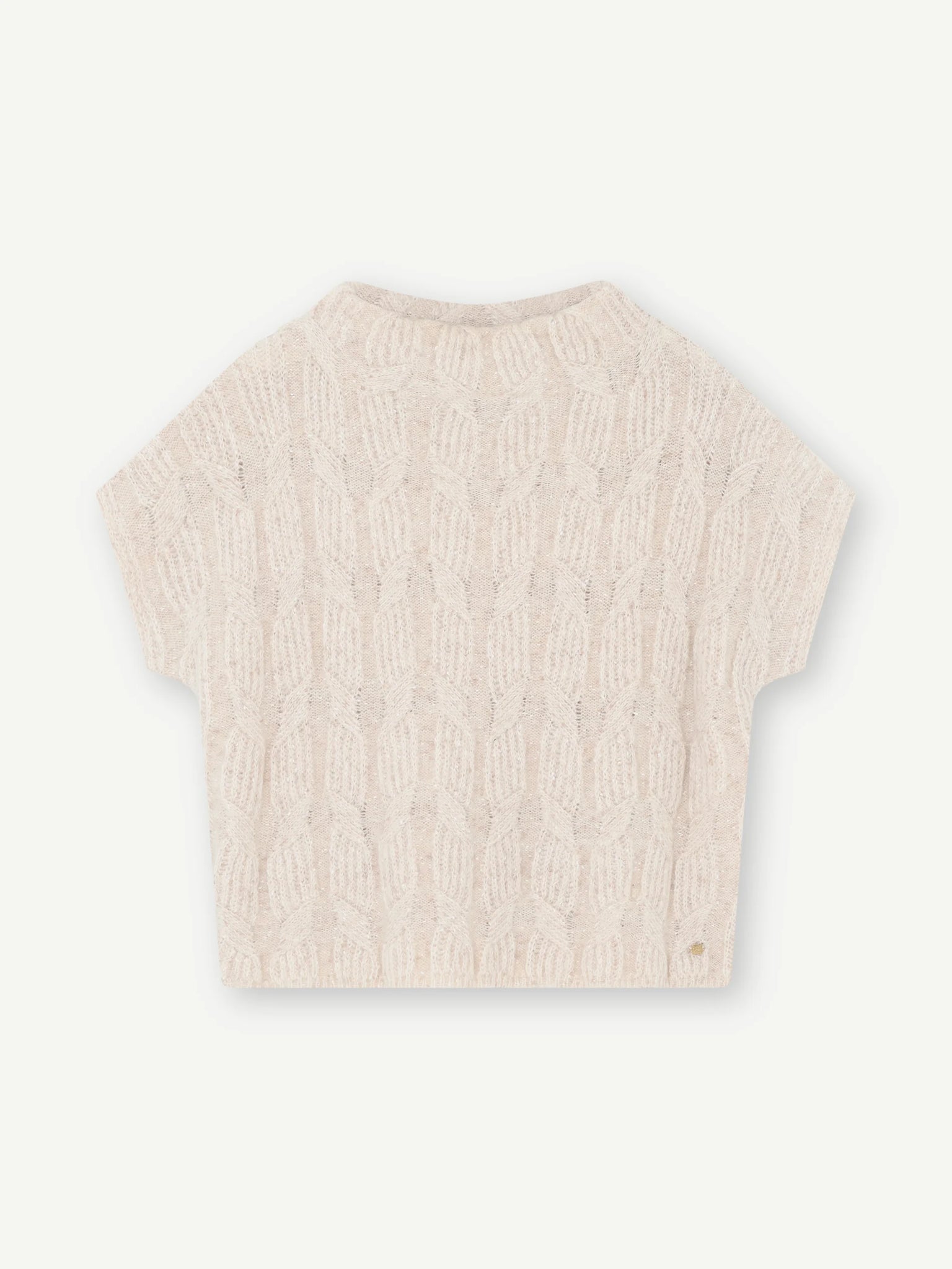 Gustav Coya Knit Cape - Off White