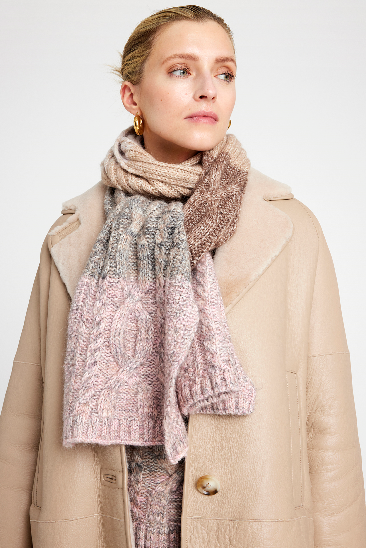 Gustav Defne Scarf - SandStone