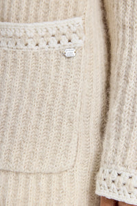 Gustav Funda Knit Cardigan - Pale Sand