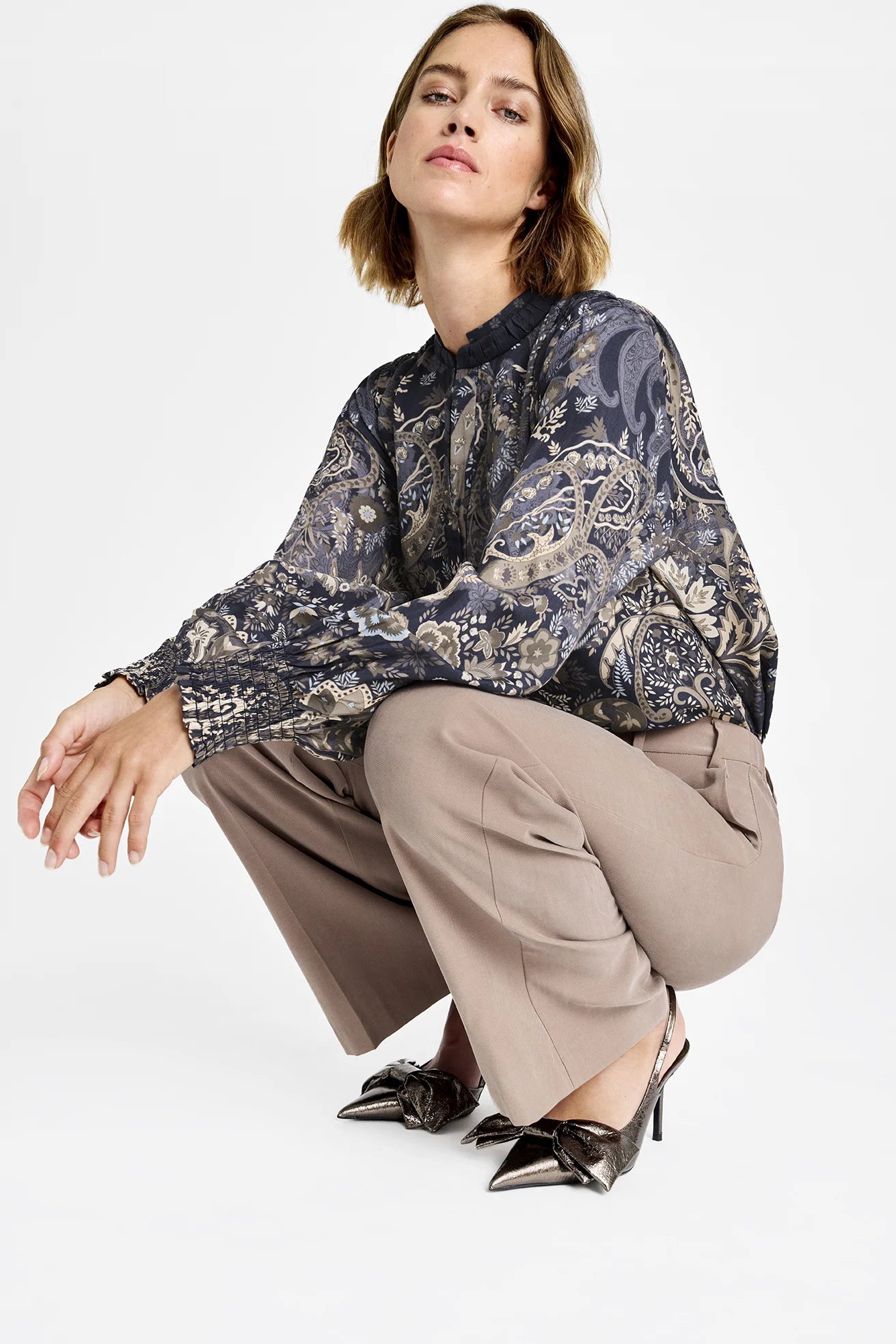 Gustav Sikka Blouse - Midtnight