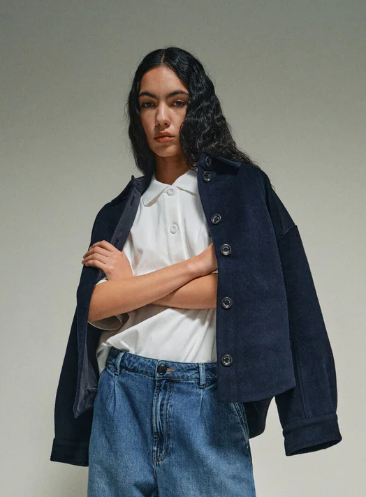 HEYANNO MMHCharming Cashmere Jacket - Sky Captain