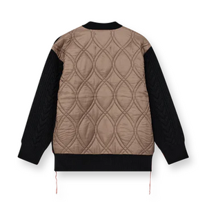 HEYANNO MMHRich Quilt Cardigan - Black