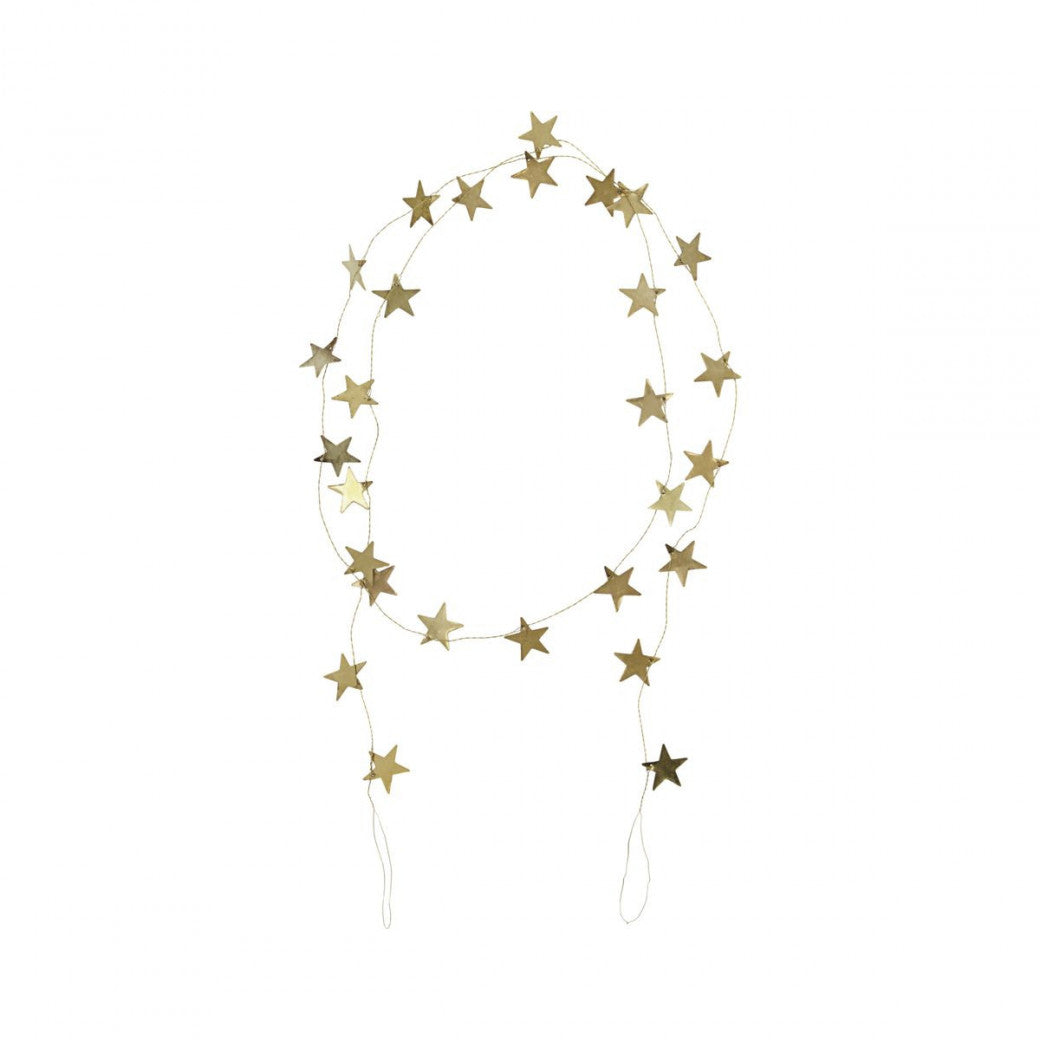 House Doctor Garland HDStars - 150 cm - Brass