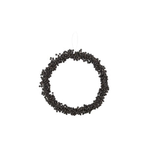 House Doctor Krans HDWinter - 23 cm - Black