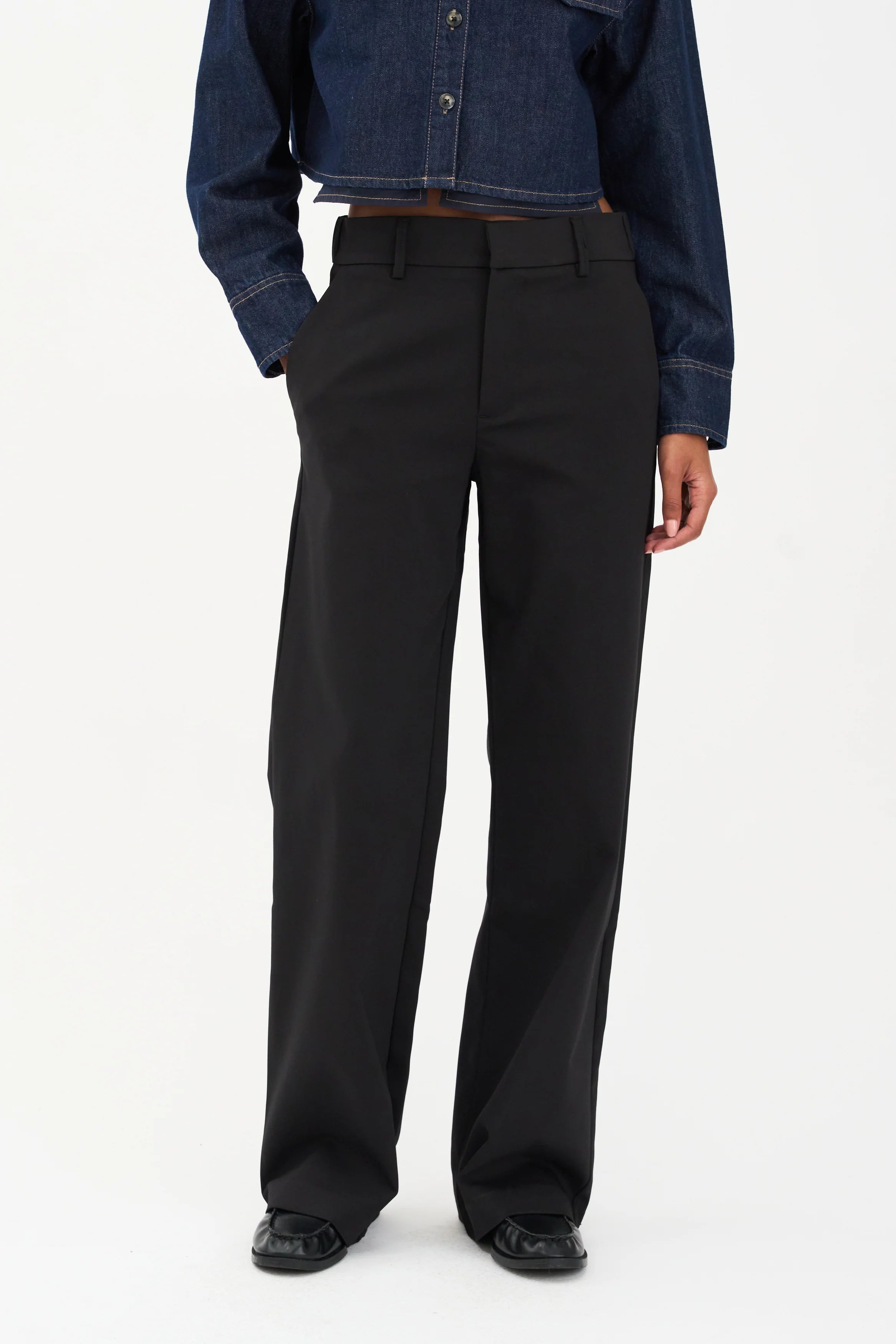 Ivy Copenhagen Alice Wide Pant - Black