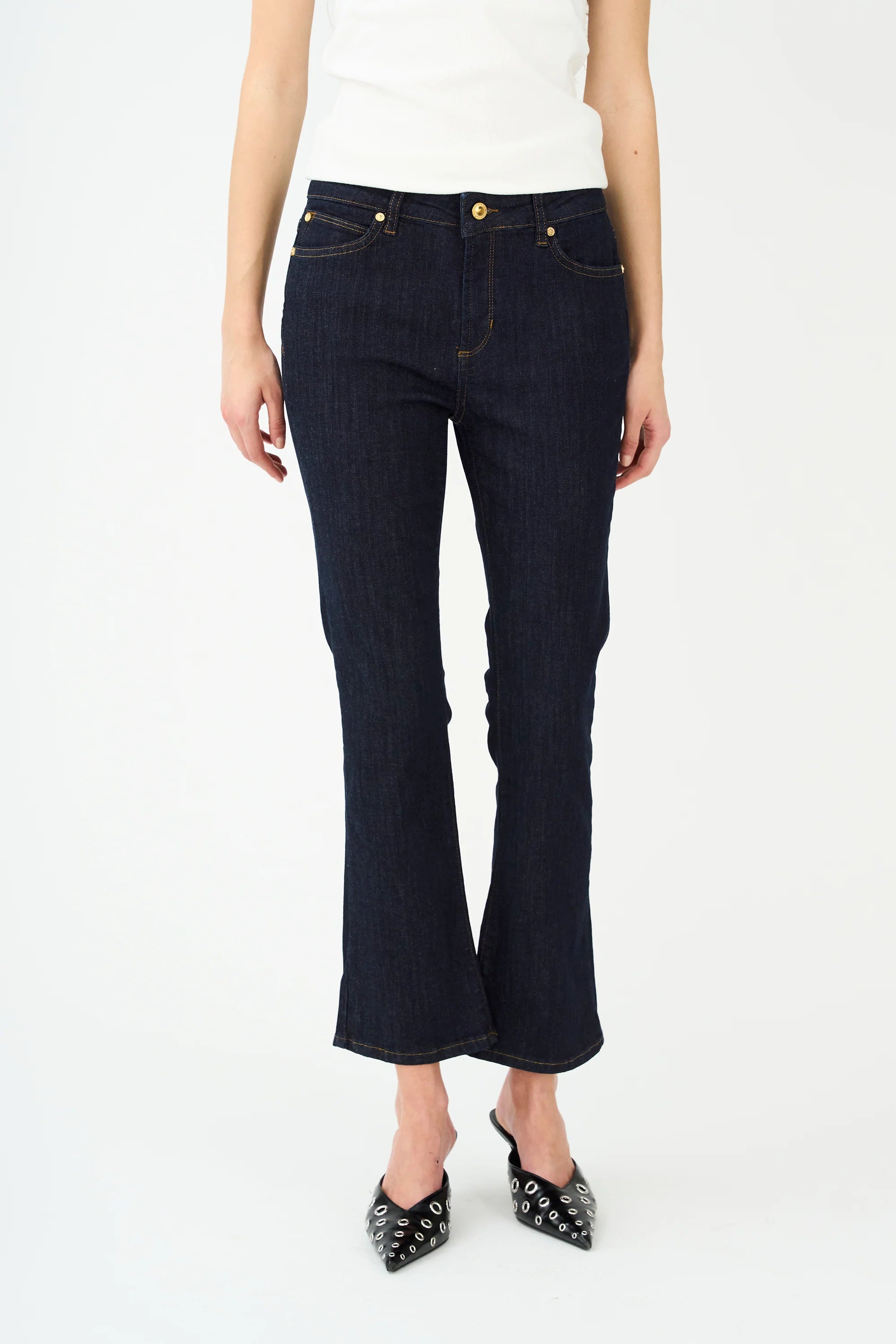 Ivy Copenhagen Johanna Kick Flare Jeans - Denim Blue