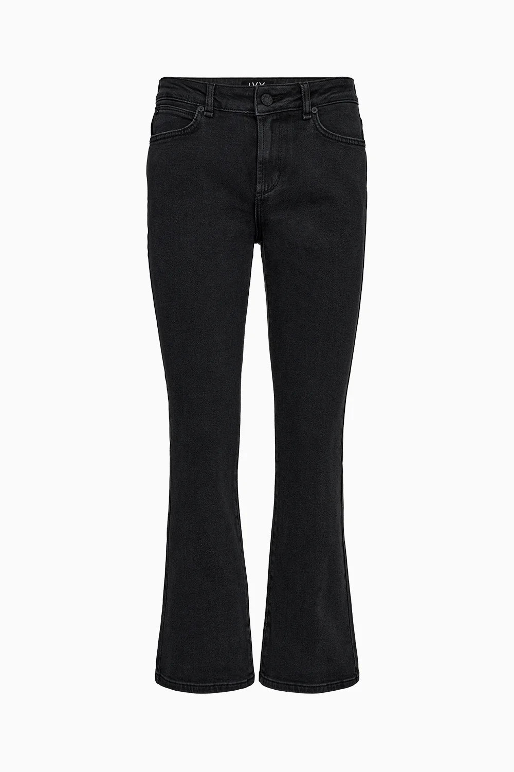 Ivy Copenhagen Johanne Kick Flare Jeans - Faded Black