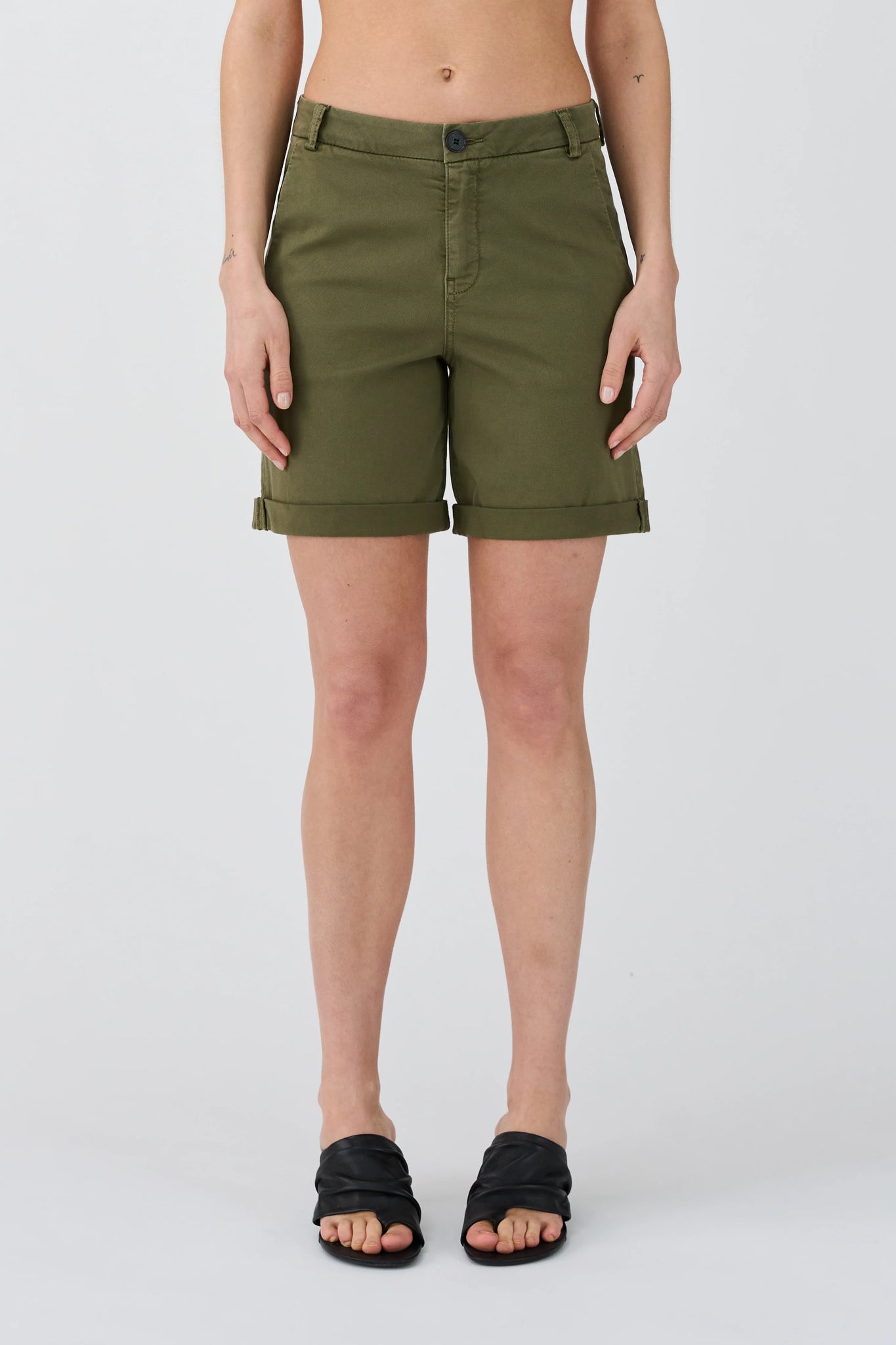 Ivy Copenhagen Karmey Chino Shorts - Army