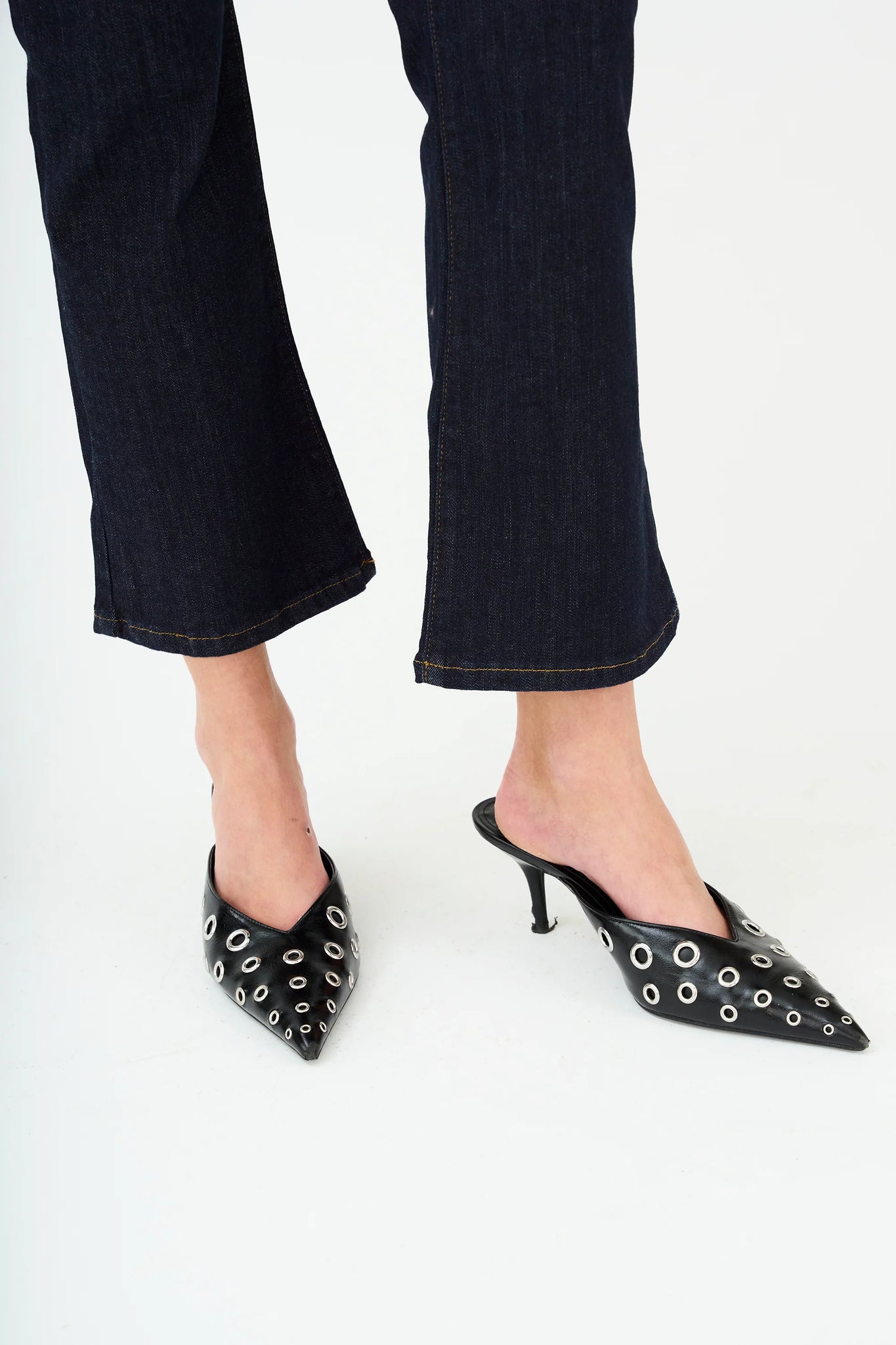 Ivy Copenhagen Johanna Kick Flare Jeans - Denim Blue