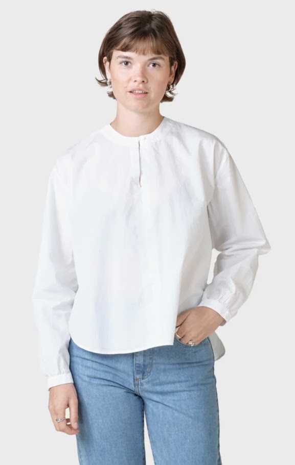 Klitmøller Collective Alma Poplin Shirt - White