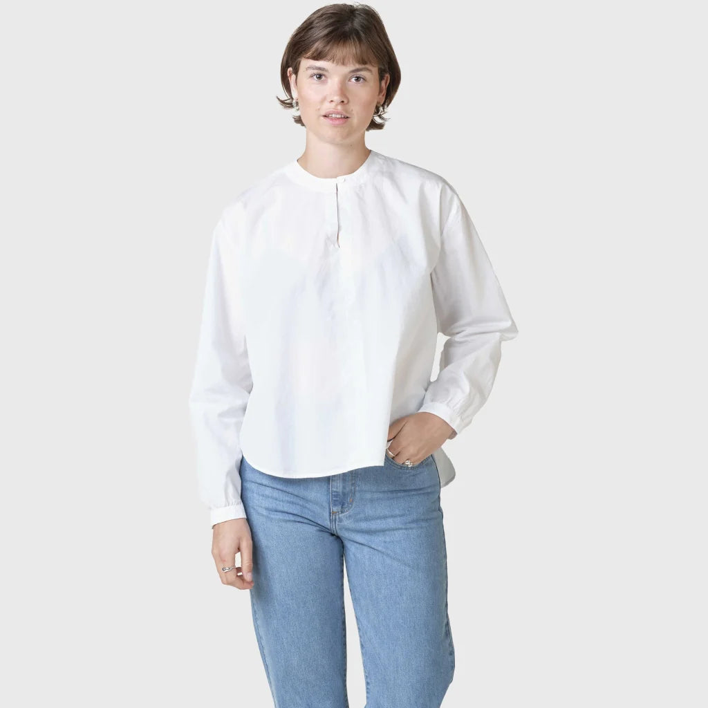 Klitmøller Collective Alma Poplin Shirt - White