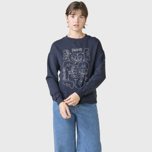 Klitmøller Collective Berit Sweatshirt - Navy/Cream