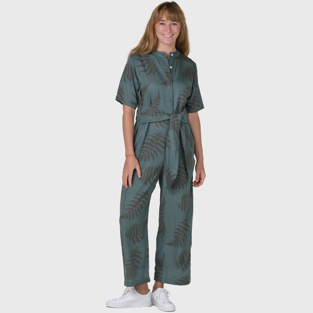 Klitmøller Collective Limona Print Jumpsuit - Green Tones