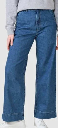 Klitmøller Collective Lydia Denim Pants - Dark Blue Stonewash