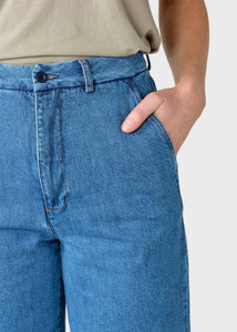 Klitmøller Collective Lydia Denim Pant - Light Blue Stonewash
