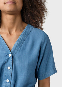 Klitmøller Collective Pernille Dress - Light Blue Chambrey