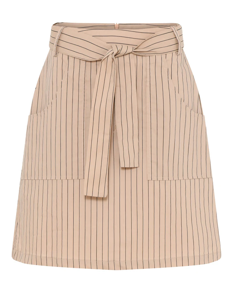 La Rouge Anine Skirt - Sand/Black Stripe