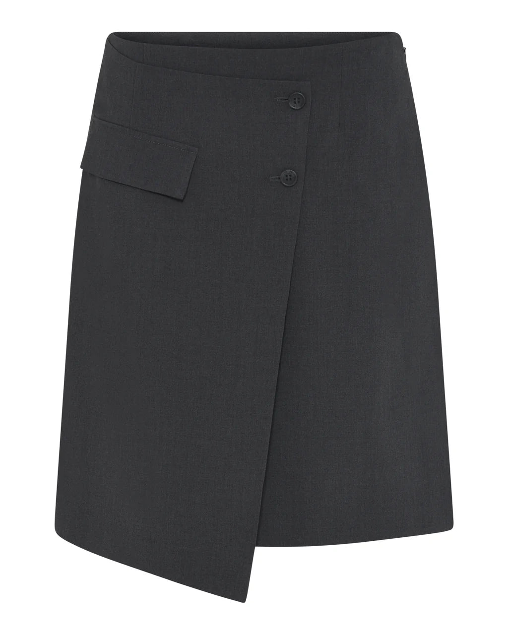 La Rouge Trine Skirt - Dark Grey