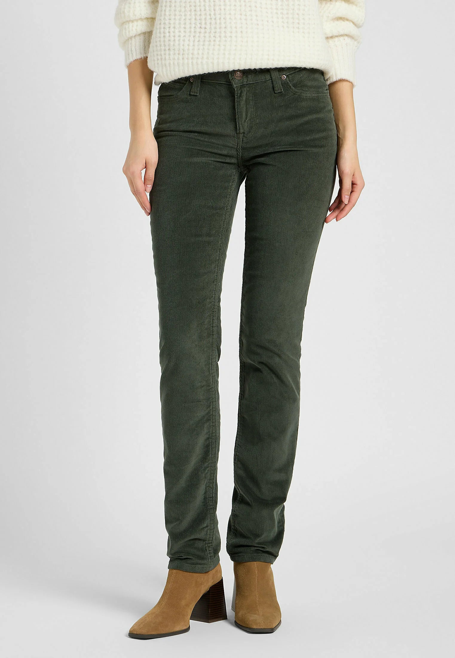 Lee Marion Pant - Olive Gray