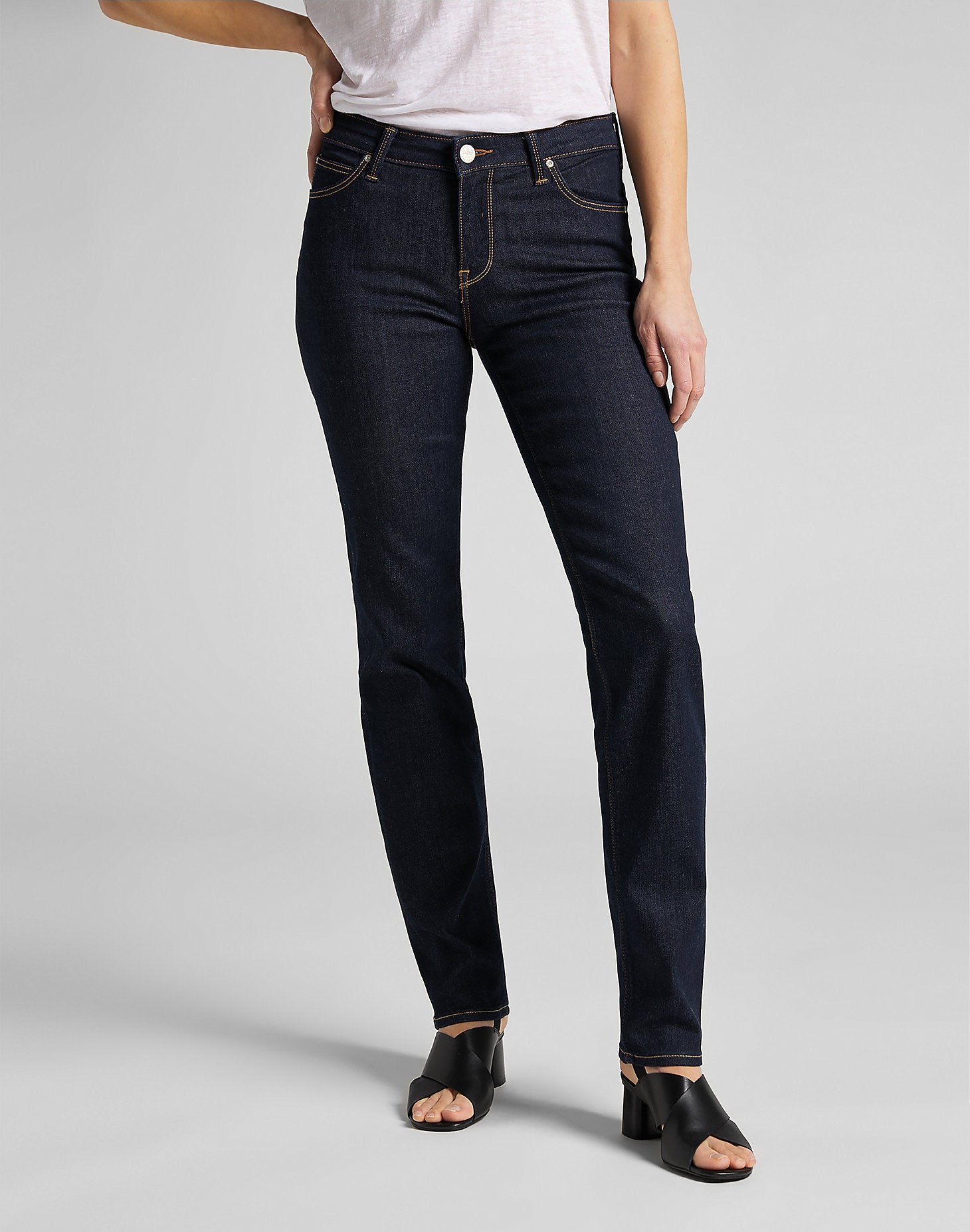 Lee Marion Straight Jeans - Rinse