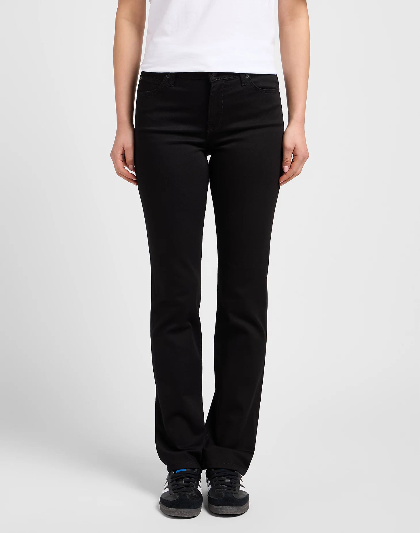 Lee Marion Stright Jeans - Black Rinse