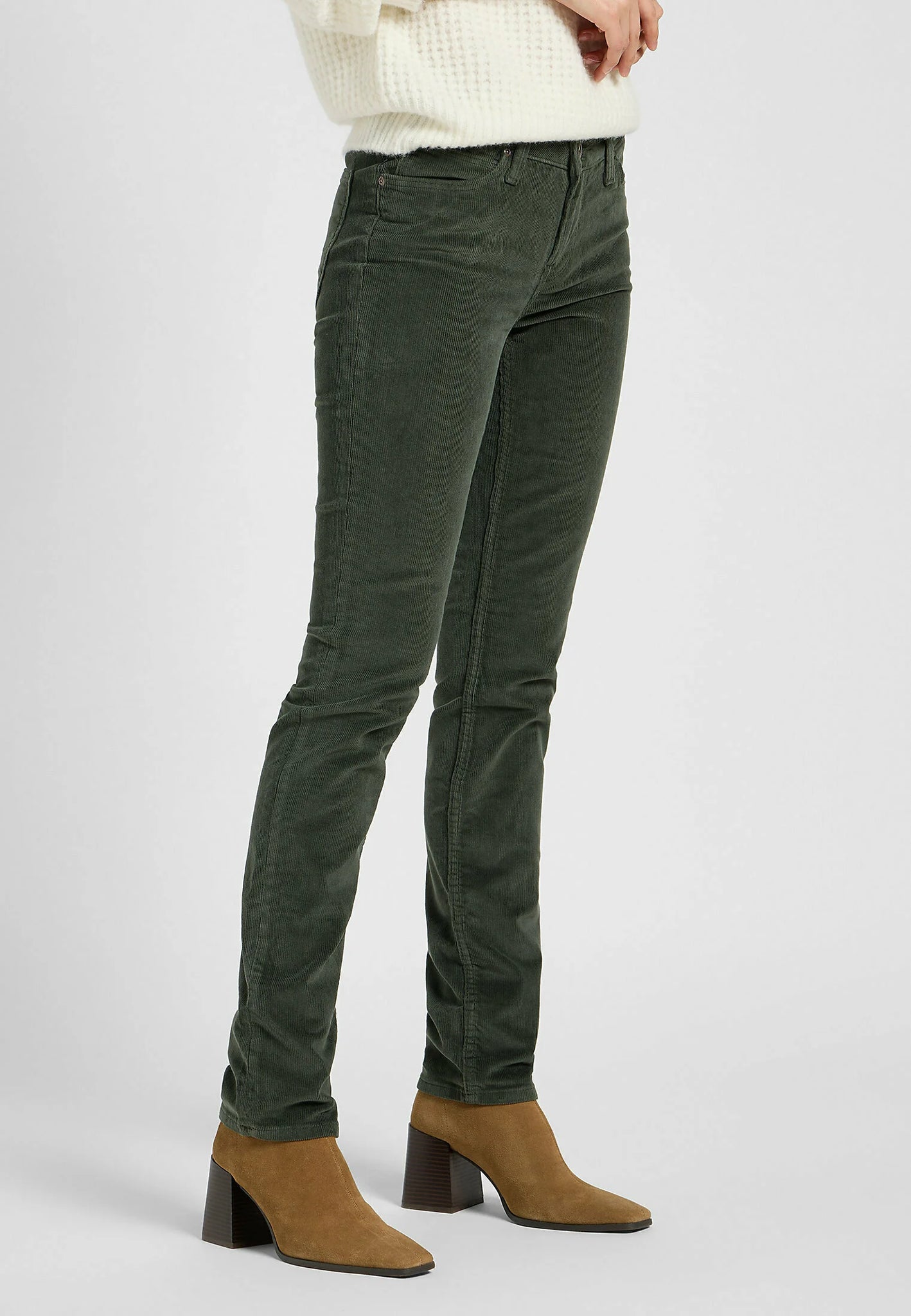 Lee Marion Pant - Olive Gray
