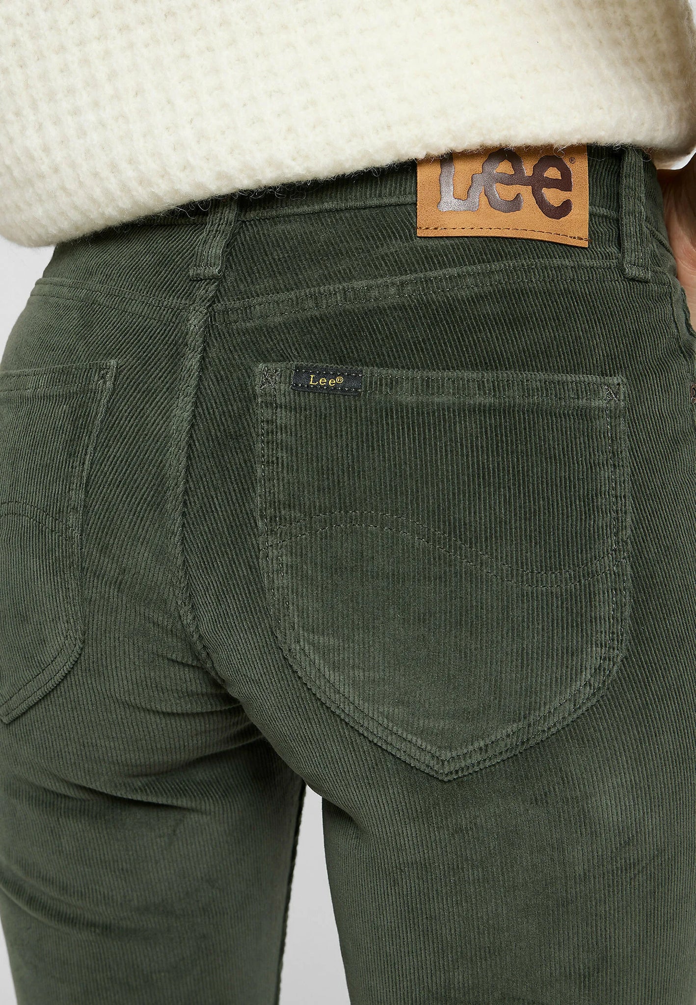 Lee Marion Pant - Olive Gray