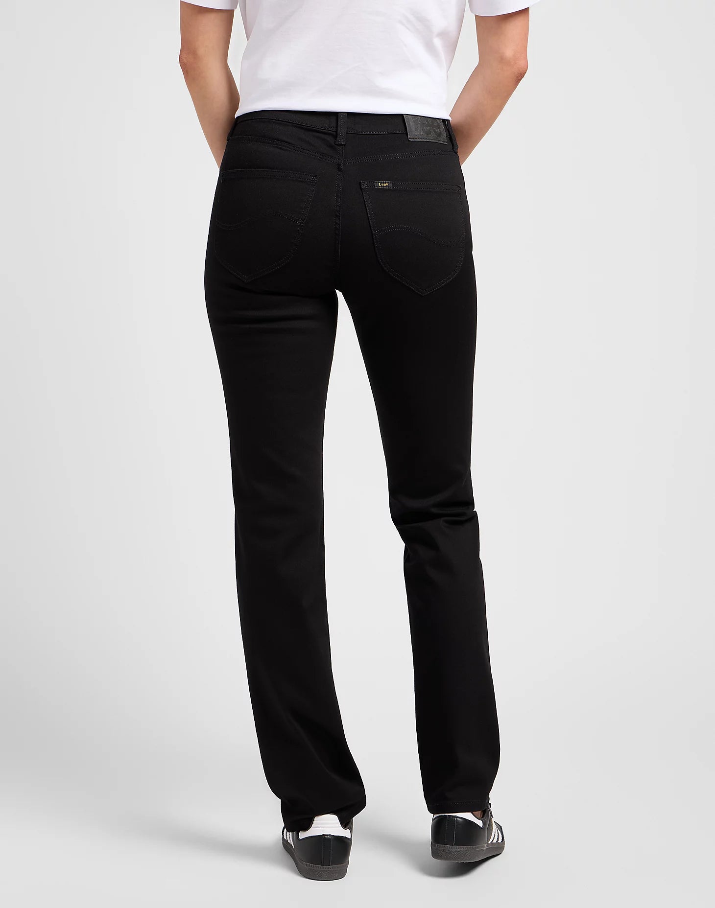 Lee Marion Stright Jeans - Black Rinse