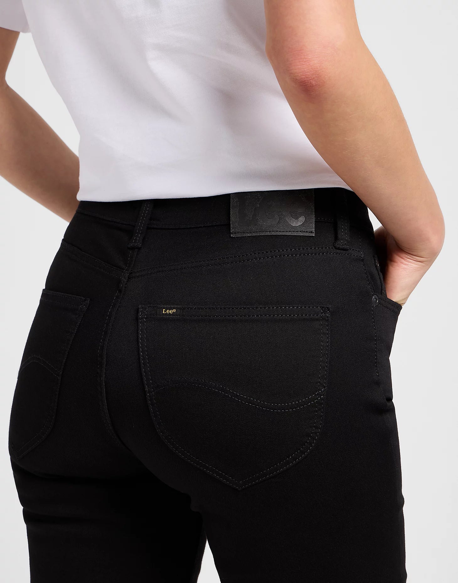 Lee Marion Stright Jeans - Black Rinse