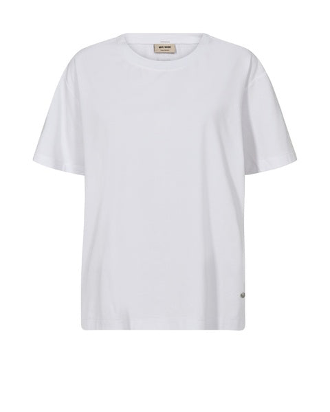 Mos Mosh Dala O-SS Basic Tee - White