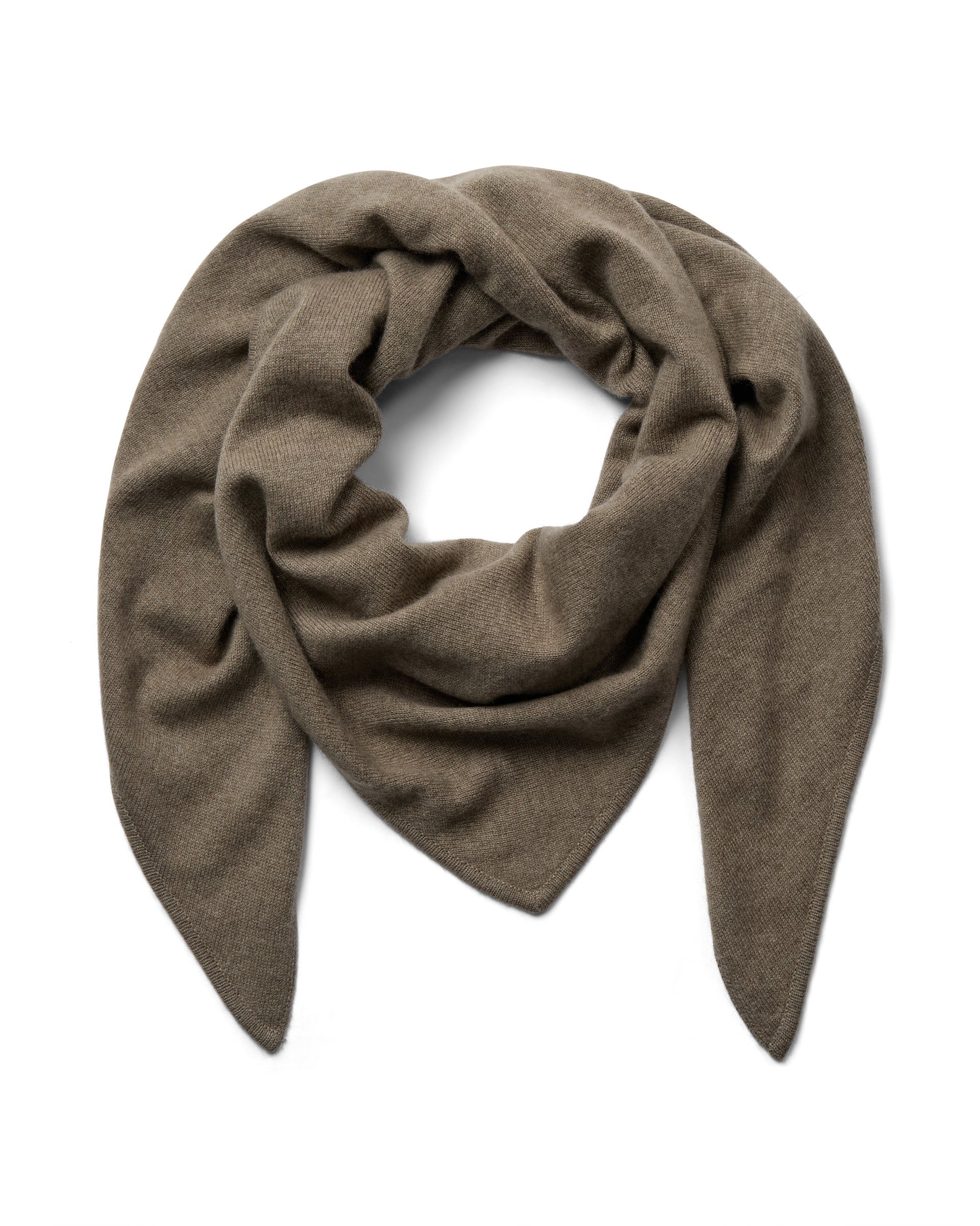 Mos Mosh Enata Cashmere Knit Scarf - Brindle