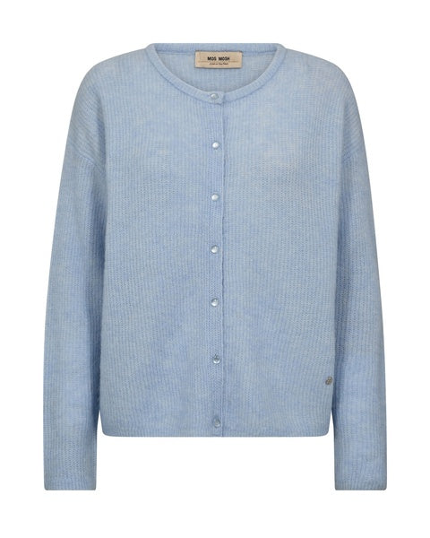 Mos Mosh MMAlmine Knit Cardigan - Cashmere Blue
