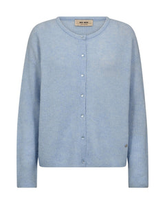 Mos Mosh MMAlmine Knit Cardigan - Cashmere Blue