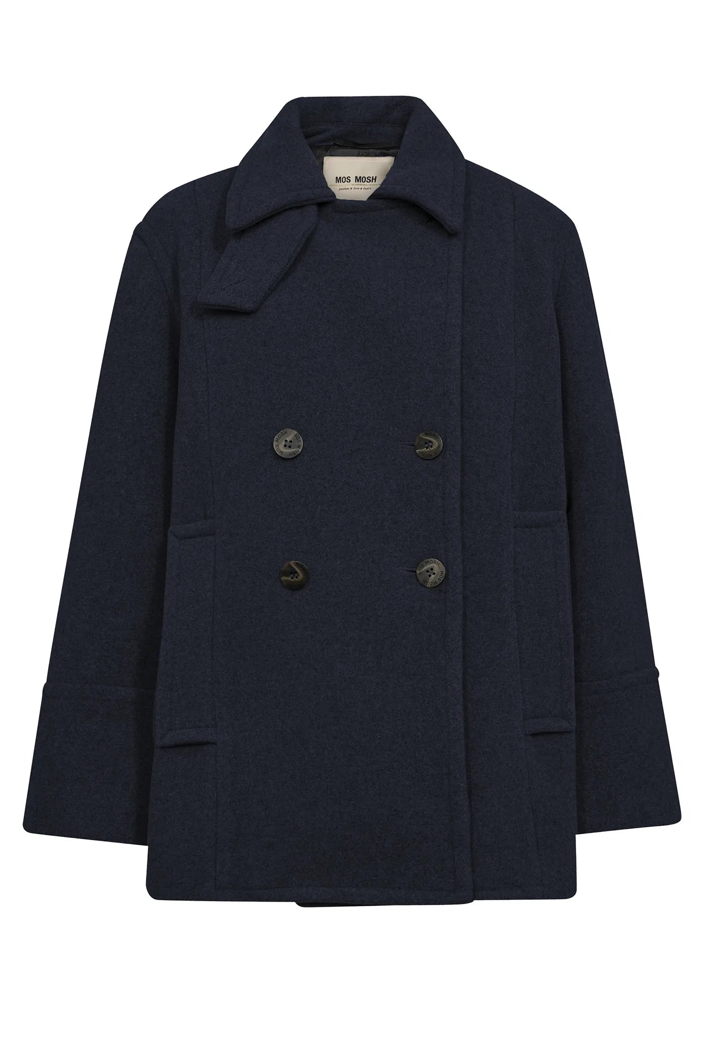 Mos Mosh MMCharly Wool Jacket - Salute Navy