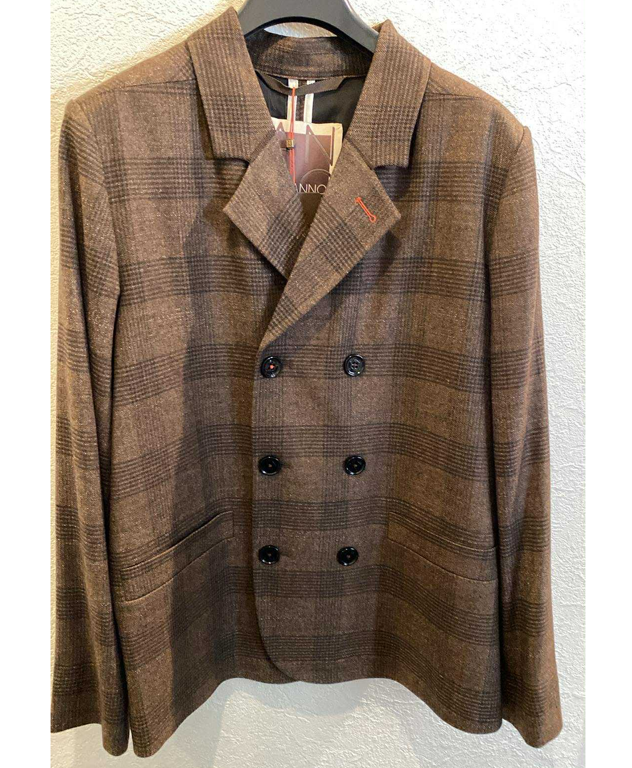 Mos Mosh MMHCool Check Blazer - Demitasse