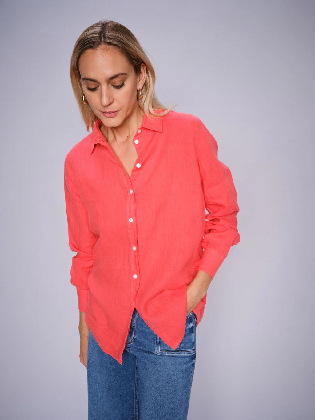 Mos Mosh MMKarli Linen Shirt - Cayenna