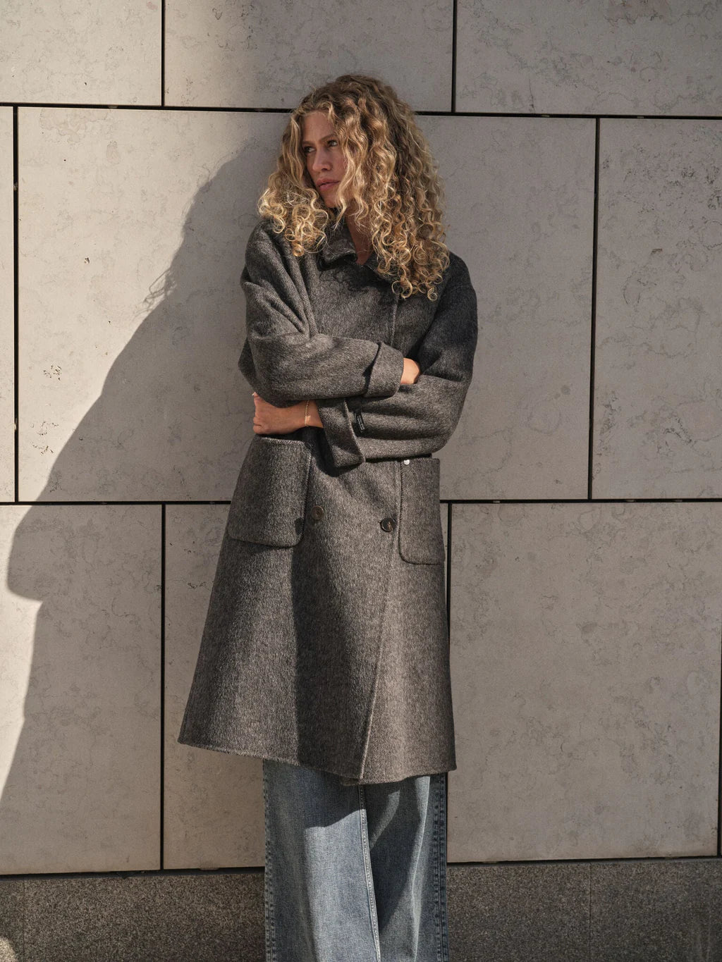 Mos Mosh MMLucca Barkley Wool Coat - Phantom