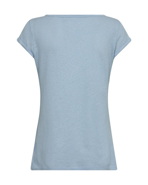 Mos Mosh MMTroy Tee - Cashmere Blue