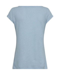 Mos Mosh MMTroy Tee - Cashmere Blue